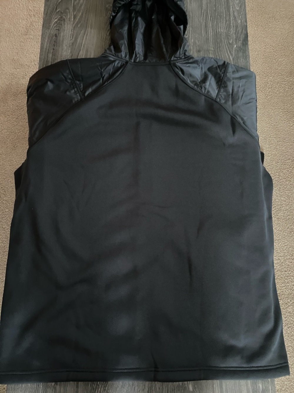 Under Armour Black Men's Full-Zip Hooded Performance Jacket - Picture 9 of 12